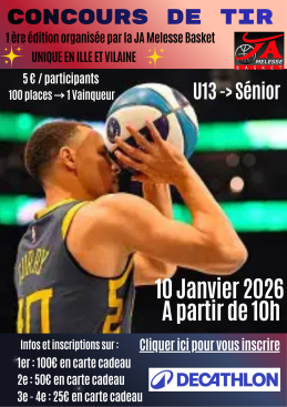 Concours de shoot - JA Melesse