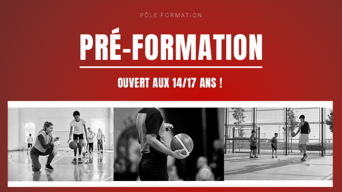 PRÉ-FORMATION 14/17 ANS