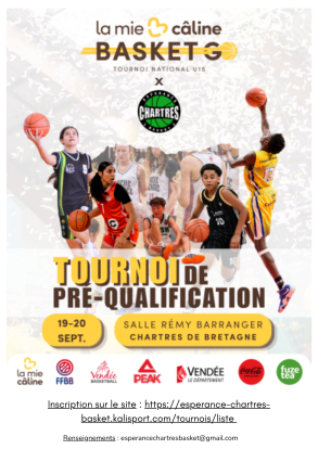 Tournoi Mie Caline U15 - Espérance Chartres Basket