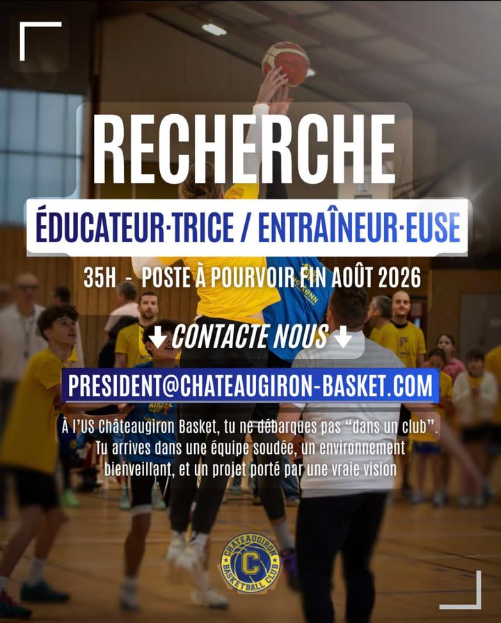 Offre Entraineur.e / Éducateur - CDI / 35H - US Châteaugiron